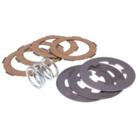 clutch disc set / clutch friction plates reinforced incl. spring Ferodo for Vespa 50, 90, 125 Primavera, ET3 35405