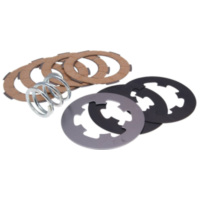 clutch disc set / clutch friction plates reinforced+ incl. spring Ferodo for Vespa 50, 90, 125 Primavera, ET3 35406