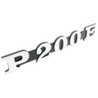 side cover badge "P200E" for Vespa P 200 E 36352