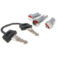 Schlüsselsatz Schlosssatz 3 Zylinder für Vespa HP4, PK Automatik 36503