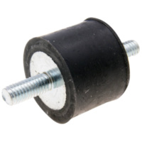 exhaust rubber mounting / silent block rubber bearing M6x14mm 25x20mm 36522