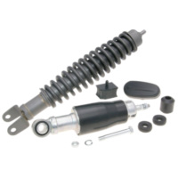 shock absorber kit front & rear phosphatized black for Vespa Primavera, ET3 125, Vespa 50, PK50 36690 fitting for Vespa V  50 V5SA1T 1977, 2,5 PS, 1,8 kw