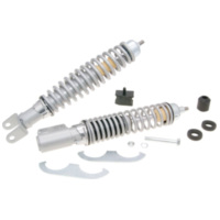 shock absorber kit front & rear Sport Elegance silver color for Vespa PX, PE 125, 150, 200 36699