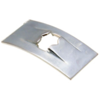 badge securing plate / rear light securing plate 15x8mm for Ape, Piaggio, Vespa 36955