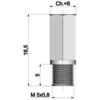 HD Main Jet Vergaser Hauptdüse Polini für Keihin PWK, Polini CP, OKO, Naraku, Stage6 Vergaser - 182 370.1182