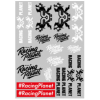 Sticker Set Dekorsatz Aufklebersatz Racing Planet 29,7x21cm 20-teilig klar 38771