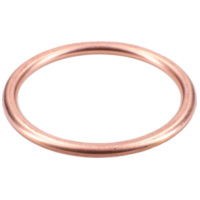 exhaust gasket copper 28x34mm for Simson S50, S51, S53, S70, S83, SR50, SR70, Schwalbe, Sperber, Spatz, Habicht, Star 40749