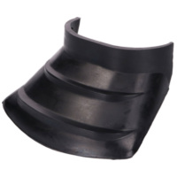 Fender Schmutzfänger Schutzblech vorne / hinten Gummi schwarz für Simson S50, S51, S70 40868