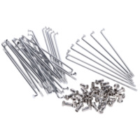 Speichen Satz 143,5mm M3,5 16 Zoll glänzend (blau verzinkt) für Simson S50, S51, S53, S70, S83, KR50, KR51/1, KR51/2 Schwalbe, S