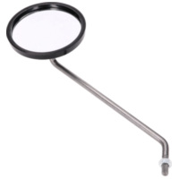 mirror left retro-style round shape 90mm, M8 thread for Simson S50, S51, S70, SR50, SR80, KR51/2 KR50 Schwalbe 41872
