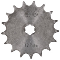 sprocket 17 tooth old type for Simson S50, SR4-1, SR4-2, SR4-3, SR4-4, KR51/1 Schwalbe, Star, Sperber, Spatz, Habicht 41874