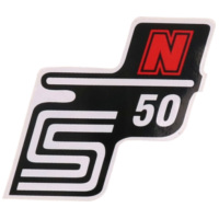 logo foil / sticker S50 N red for Simson S50 41963