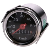 speedometer universal 60km/h black 48mm for Hercules Simson 42151