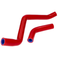 coolant hose set silicone red for Aprilia RX, SX, Derbi Senda, Gilera RCR, SMT D50B0 -17 42574