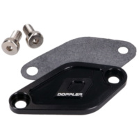 Mischpumpe oil pump cover Doppler black for Minarelli AM6, for: Derbi EBE, EBS, D50B 42576
