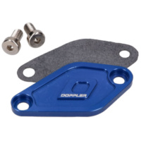 oil pump cover Doppler blue for Minarelli AM6, for: Derbi EBE, EBS, D50B 42576-BL