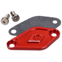 oil pump cover Doppler red for Minarelli AM6, for: Derbi EBE, EBS, D50B 42576-RE