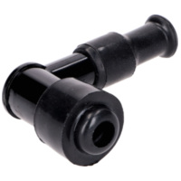 spark plug cap 90° 1KiloOhm, black 42715