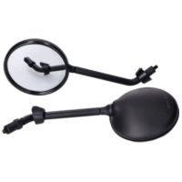 mirror set short version black M8 for Vespa GTS 125 2018-, GTS 300 HPE 42753
