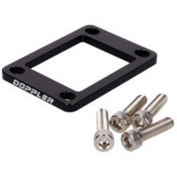 intake manifold spacer Doppler 5mm black for Minarelli AM, Derbi EBE, EBS, D50B 42846-BK