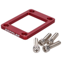 intake manifold spacer Doppler 5mm red for Minarelli AM, for: Derbi EBE, EBS, D50B 42846-RE