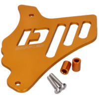 front sprocket cover Doppler gold for Minarelli AM, Generic, for: KSR-Moto, Keeway, Motobi, Ride 42857-GO