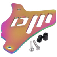 front sprocket cover Doppler neo chrome for Minarelli AM, Generic, for: KSR-Moto, Keeway, Motobi, Ride 42857-NC