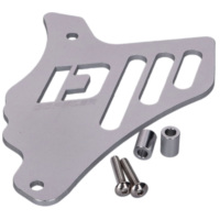 front sprocket cover Doppler silver for Minarelli AM, Generic, for: KSR-Moto, Keeway, Motobi, Ride 42857-SI