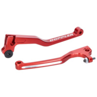 brake and clutch lever set Doppler CNC red for Beta RR 2012- (w/ GRIMECA brake) 42871-RE