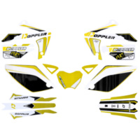 decal set Doppler white-black-yellow for Rieju MRT 42898