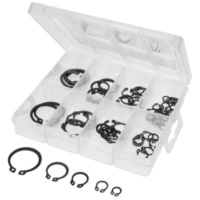 shaft circlip / snap ring assortment external 6-25mm 64-piece 43518