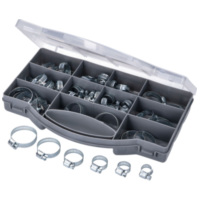 hose clamp assortment 10-25mm 60-piece 43519