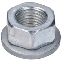 nut w/ flange M12x1.25 for Piaggio, Gilera, Vespa, Minarelli AM5, AM6 43582