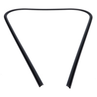 Verkleidung leg shield edge trim / leg shield beading black for LML, for: Vespa PX80-200 437
