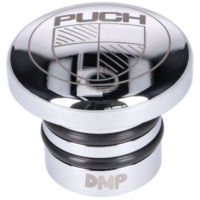 fuel tank cap steel polished w/ for: Puch logo for Puch Maxi S, N 44221