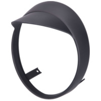 headlamp rim w/ shield black matt for Vespa GTS 300 HPE 2018-, GTS 125 iGet 2019- 44394