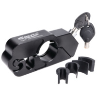 throttle / brake lever lock anti-theft aluminum black for scooter, motorcycle 44481