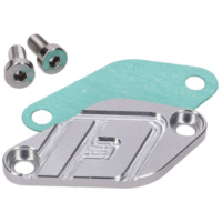 Mischpumpe oil pump cover Doppler V2 silver-colored for Minarelli AM6, for: Derbi EBE, EBS