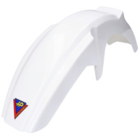 front mudguard / fender universal white for Enduro, Supermoto 44691