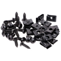 Blechmuttern Set mit Schrauben M5x15 - 20 Stück 48998