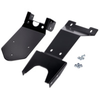 number plate holder w/ splash guard black coated for Rieju MRT 49042