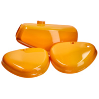 Benzintank und Seitendeckel Set orange für Simson S50, S51, S70 49097