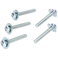 Schrauben M5x35 5 Stück inkl. Scheiben im Set für Kupplungsfeder für Derbi D50B0, EBE, EBS 49436
