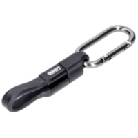 Ladekabel Schlüsselanhänger 10cm USB-A auf Micro-USB 49531