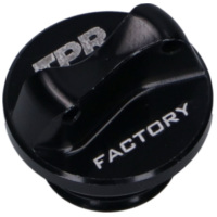 oil filler plug CNC TPR Factory black M16 w/ sealing ring for Minarelli AM3, AM4, AM5, AM6 49735