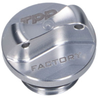 Öleinfüllschraube CNC TPR Factory silber M16 mit Dichtungsring für Minarelli AM3, AM4, AM5, AM6 49736