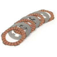 Clutch friction plate set incl. steel plates -BGM PRO Superstrong Racing Red 0619