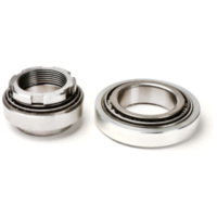 Steering set -BGM PRO, tapered roller bearing- Piaggio, Gilera, Vespa - upper + lower complete set (4 parts) - Vespa V50, 50N, P