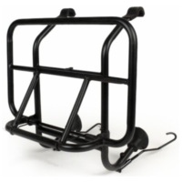Gepäckträger vorne Moto Nostra klappbar schwarz für Vespa Smallframe V50, PV125, PK XL2 Largeframe Rally180, 200, Sprint150, TS1