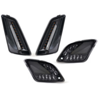 Indicator set front + rear -MOTO NOSTRA (-2014) dynamic LED sequential light, front with day time running light and rear with po